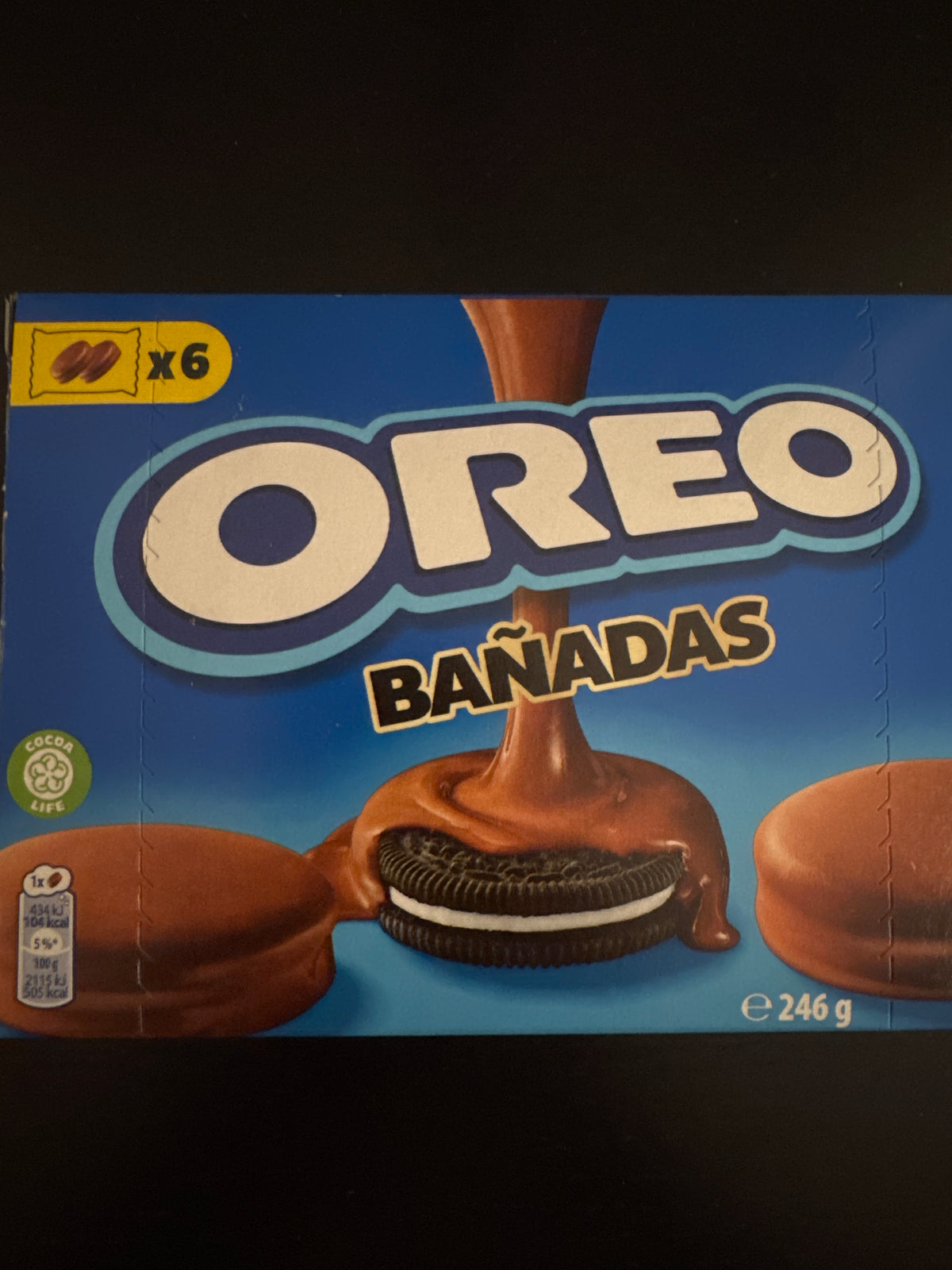Oreo Banhadas Chocolate Cacau 246g