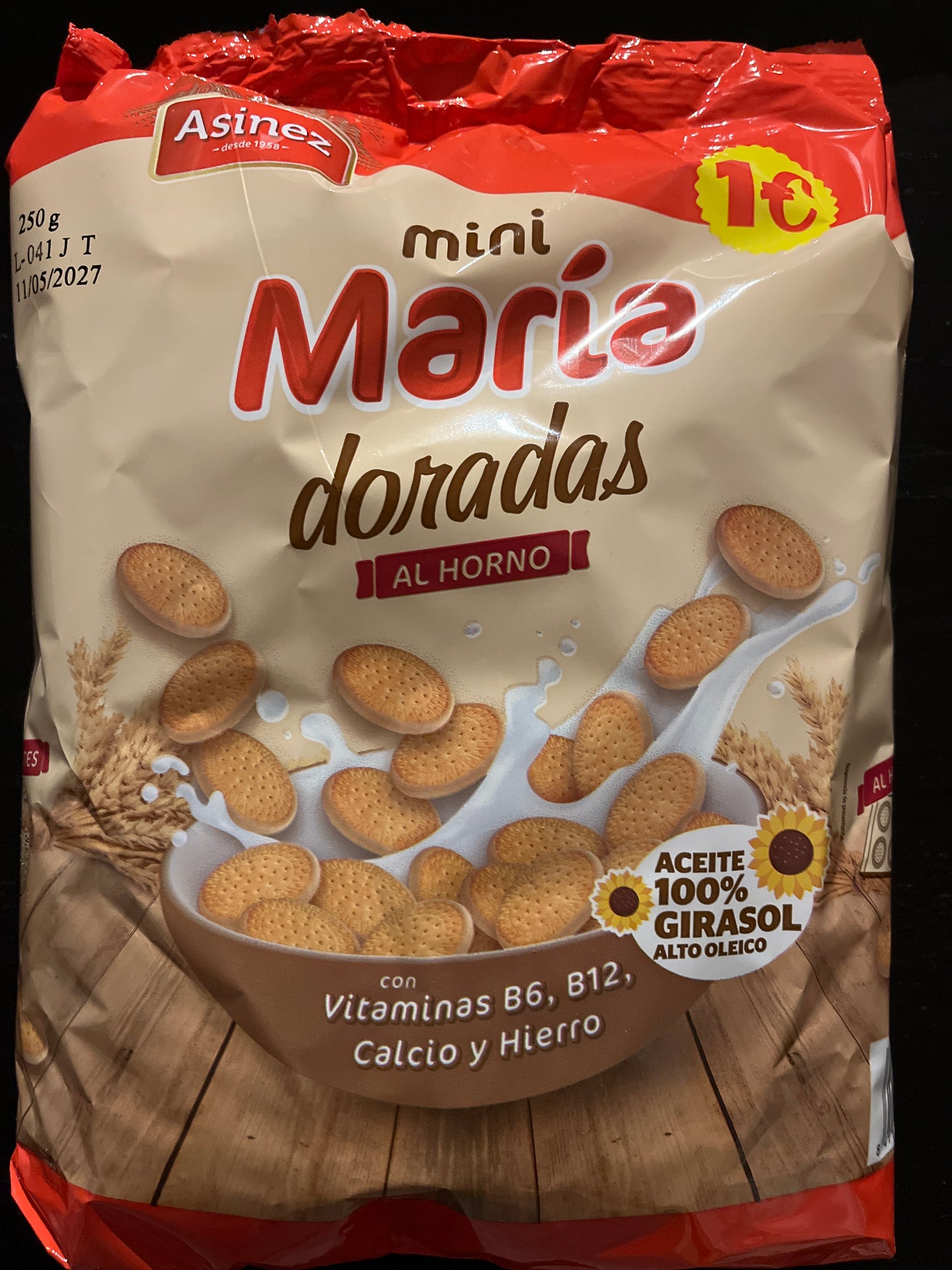 Mini Maria doradas 250g