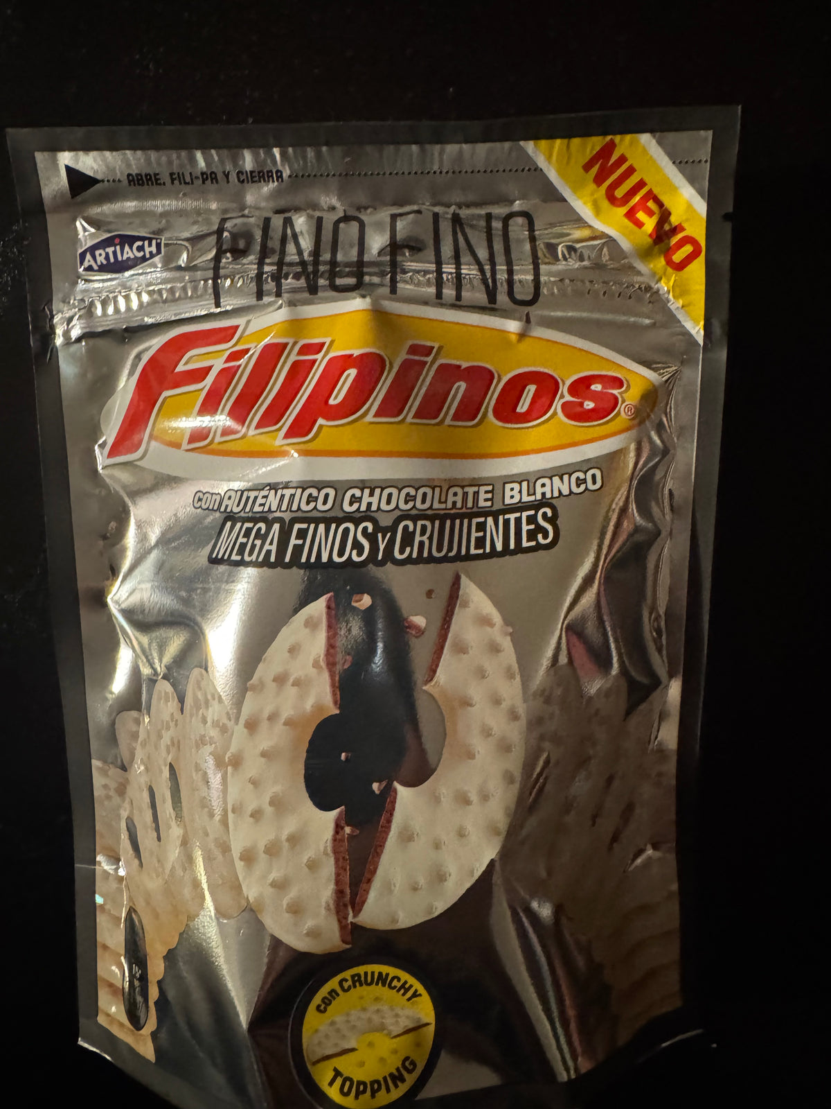 Filipinos finos chocolate branco 87g