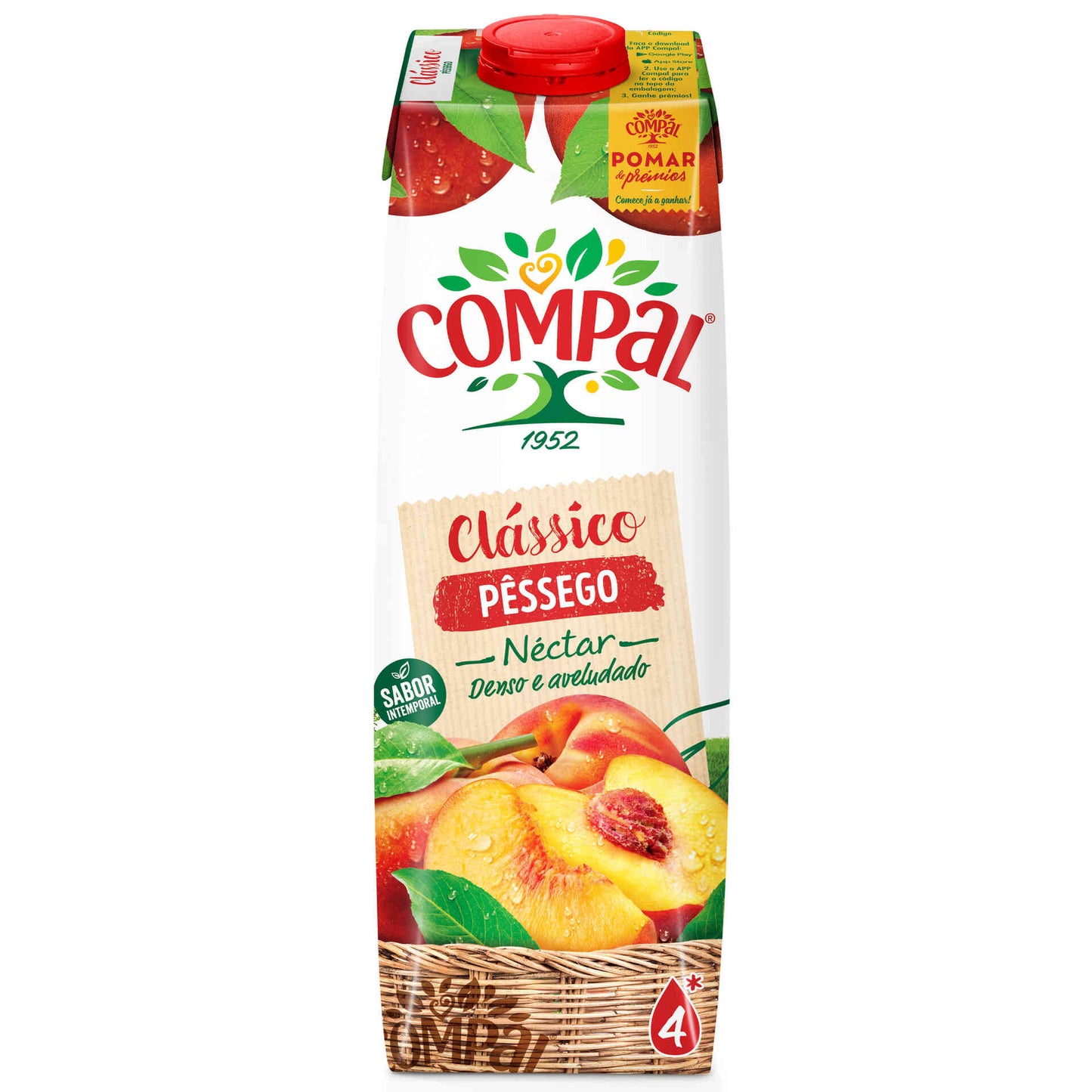 Compal Pêssego 1L