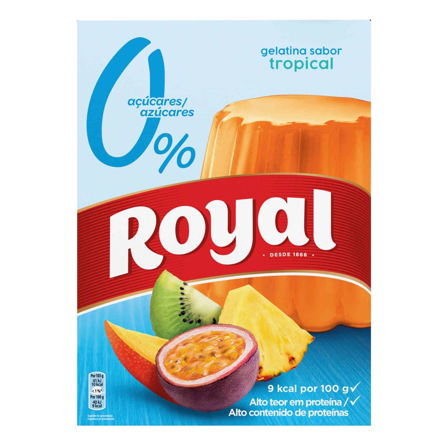 Royal Gelatina Frutos Tropicais 31g