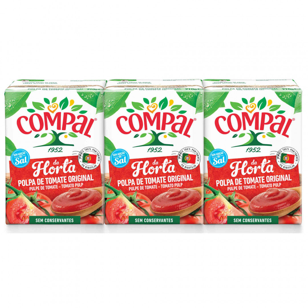 Compal Polpa de Tomate 3x210g