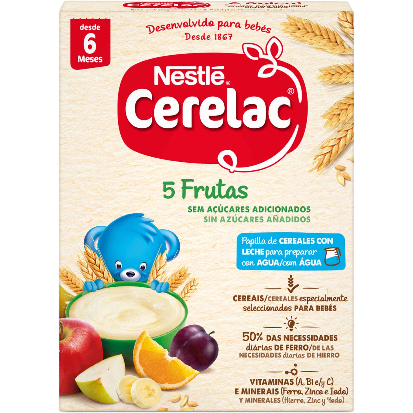 Cerelac 5 Frutas 250g