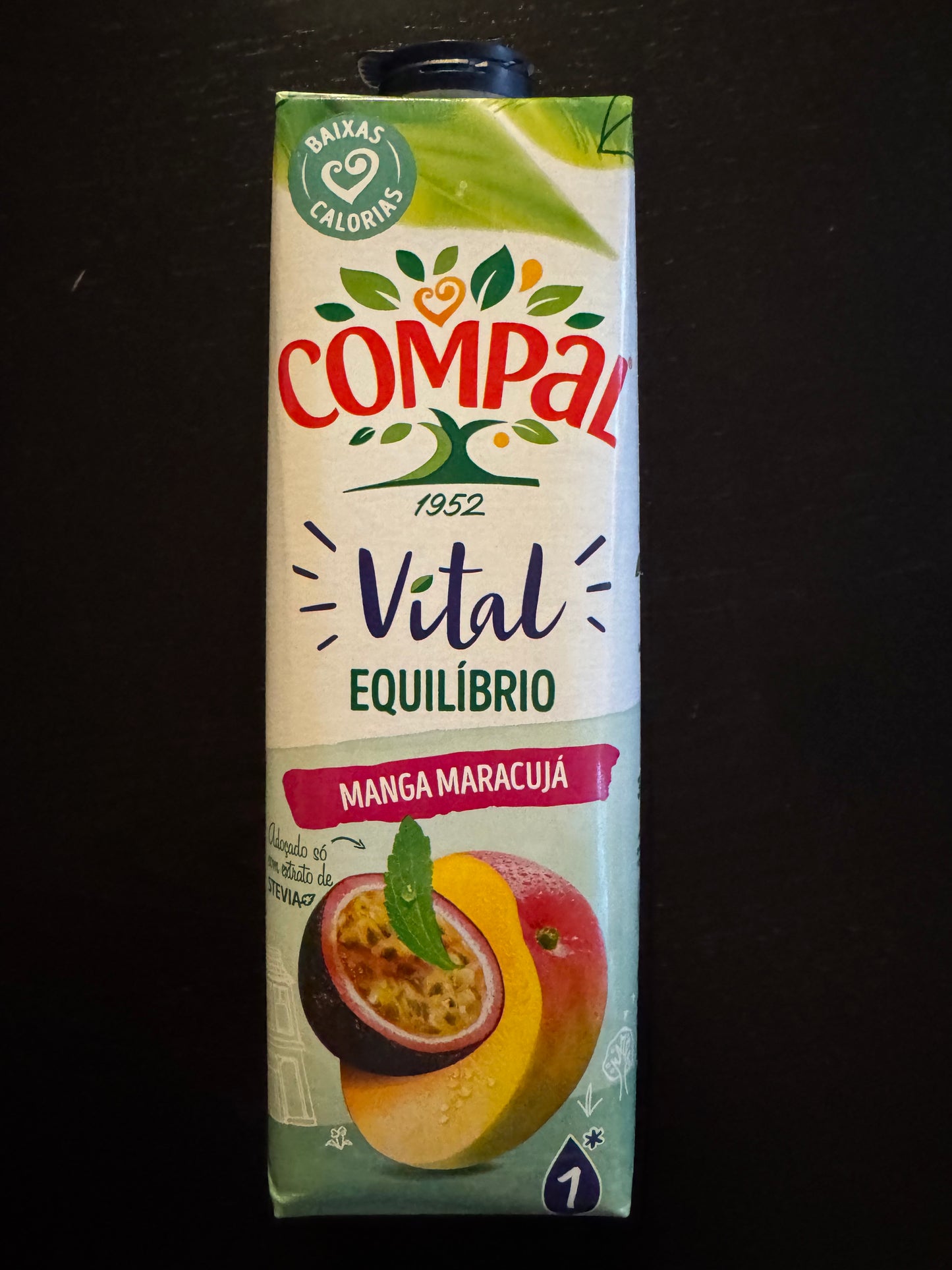Compal Vital Manga Maracujá 1L