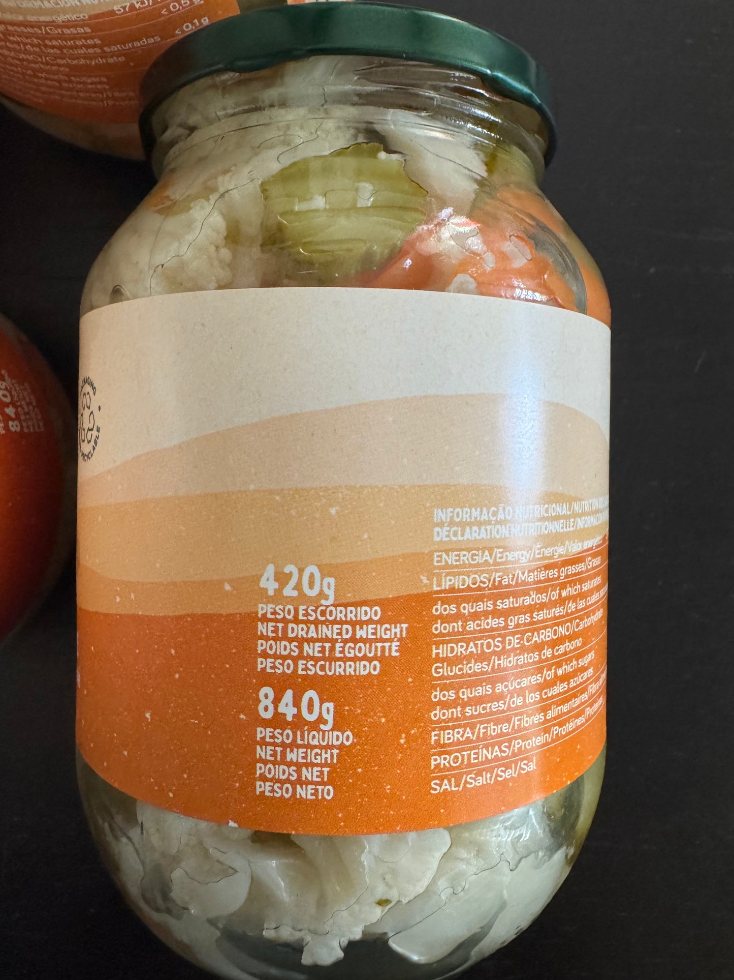 Pickles em Vinagre 420g