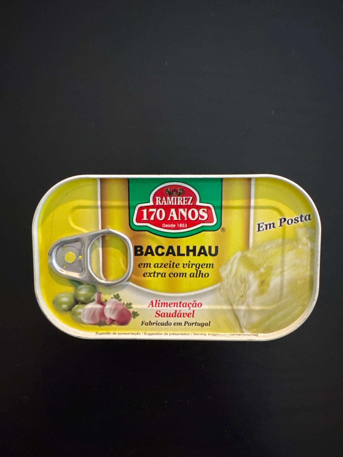 Ramirez  Bacalhau com azeite e alho 120g