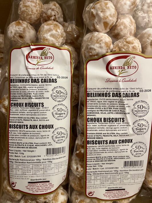 Beijinhos das Caldas 150g Validade 02.26