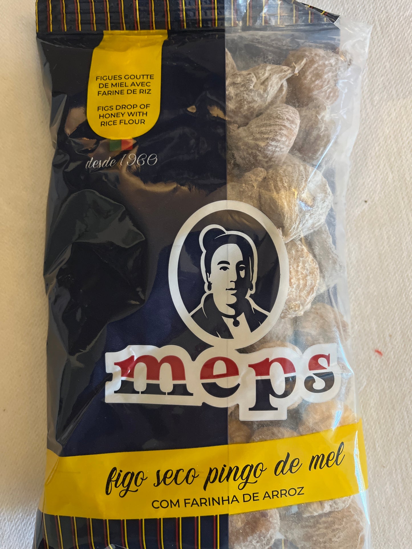 Figo Seco com pingo de mel e farinha de arroz 400g