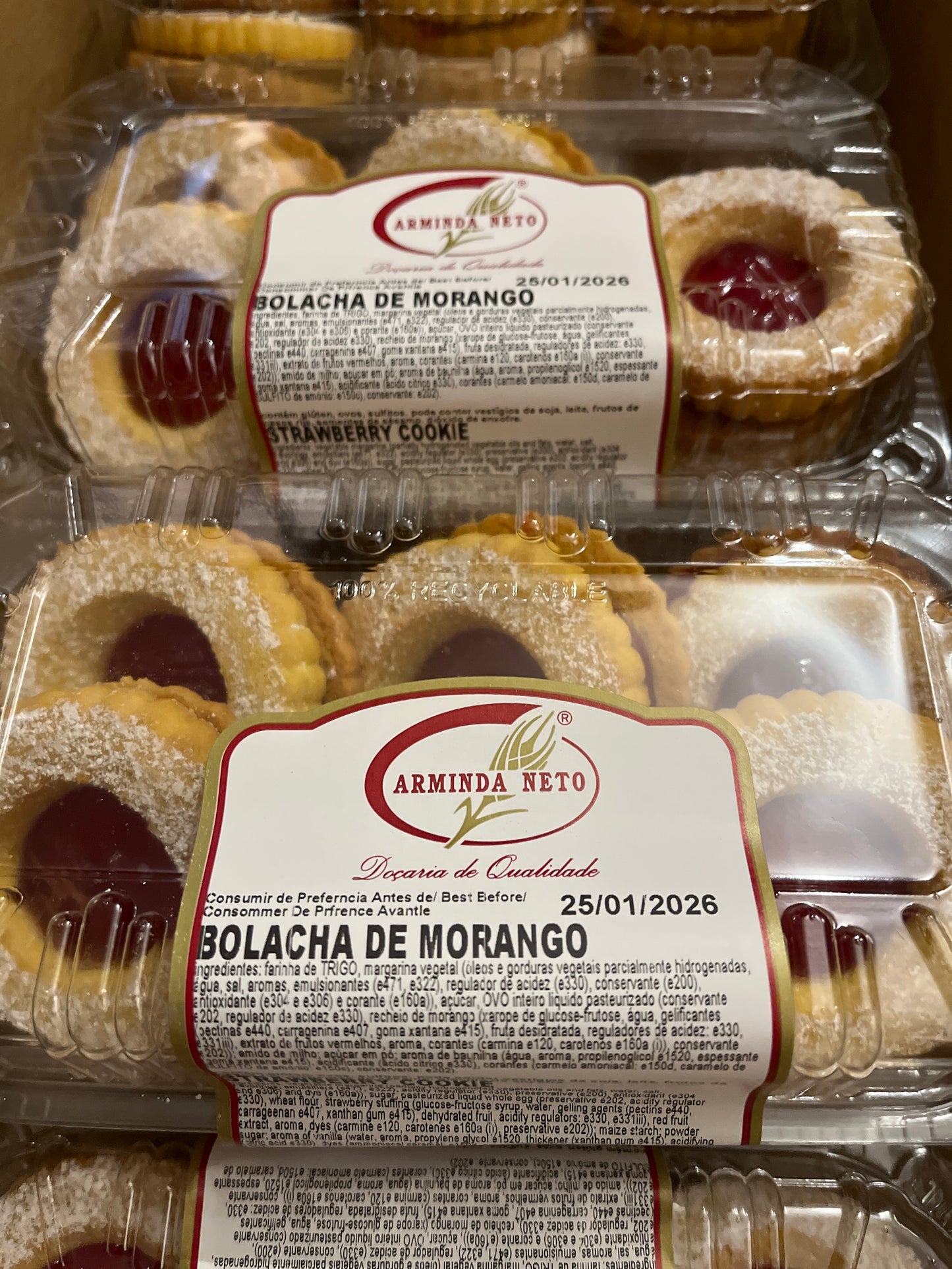 Bolacha de Morango 300g Validade 25.01.26