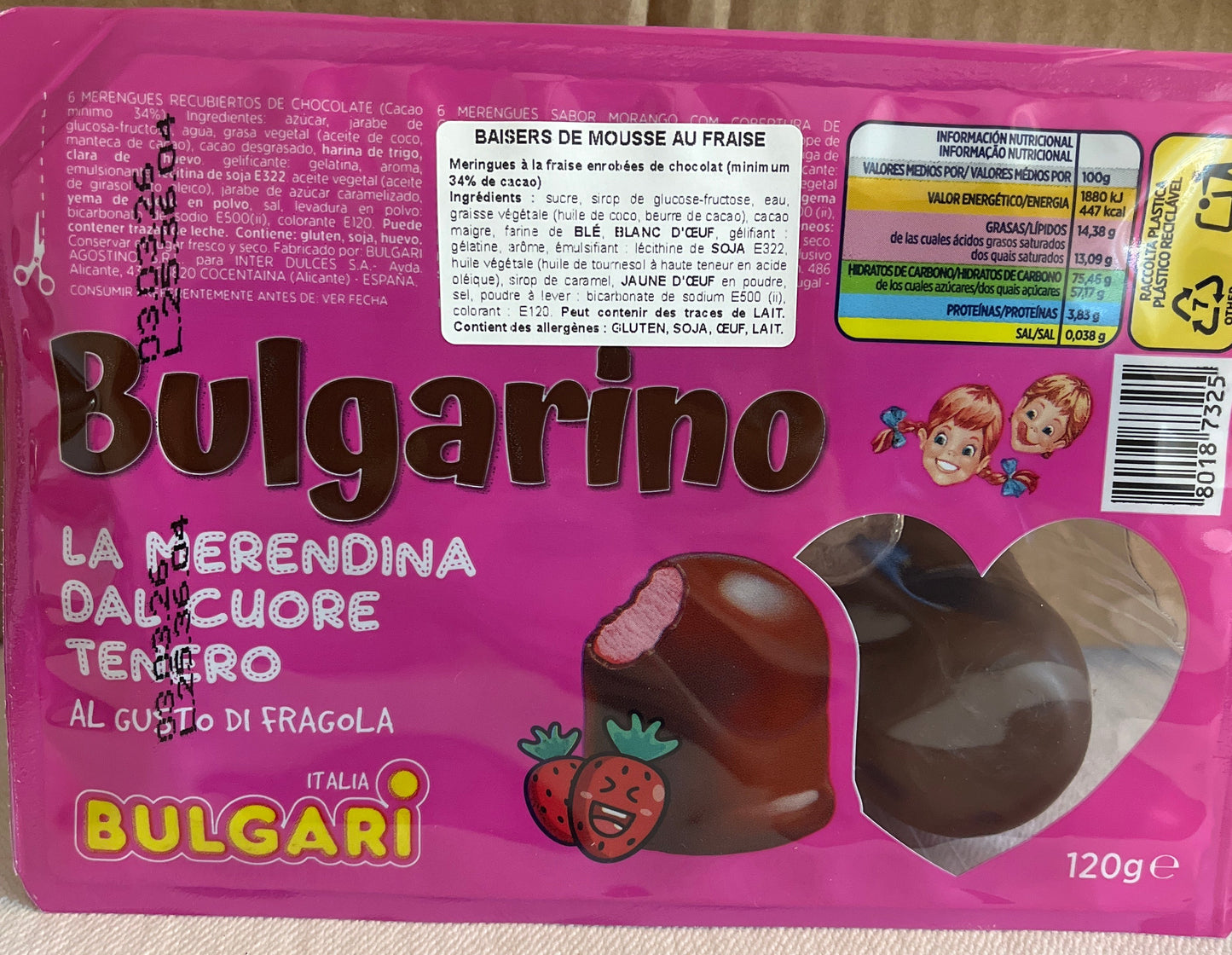 Bulgarino Morango 120g