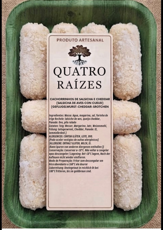 Rissois Cachorrinhos Artesanais congelados 6unidades 320g-380g