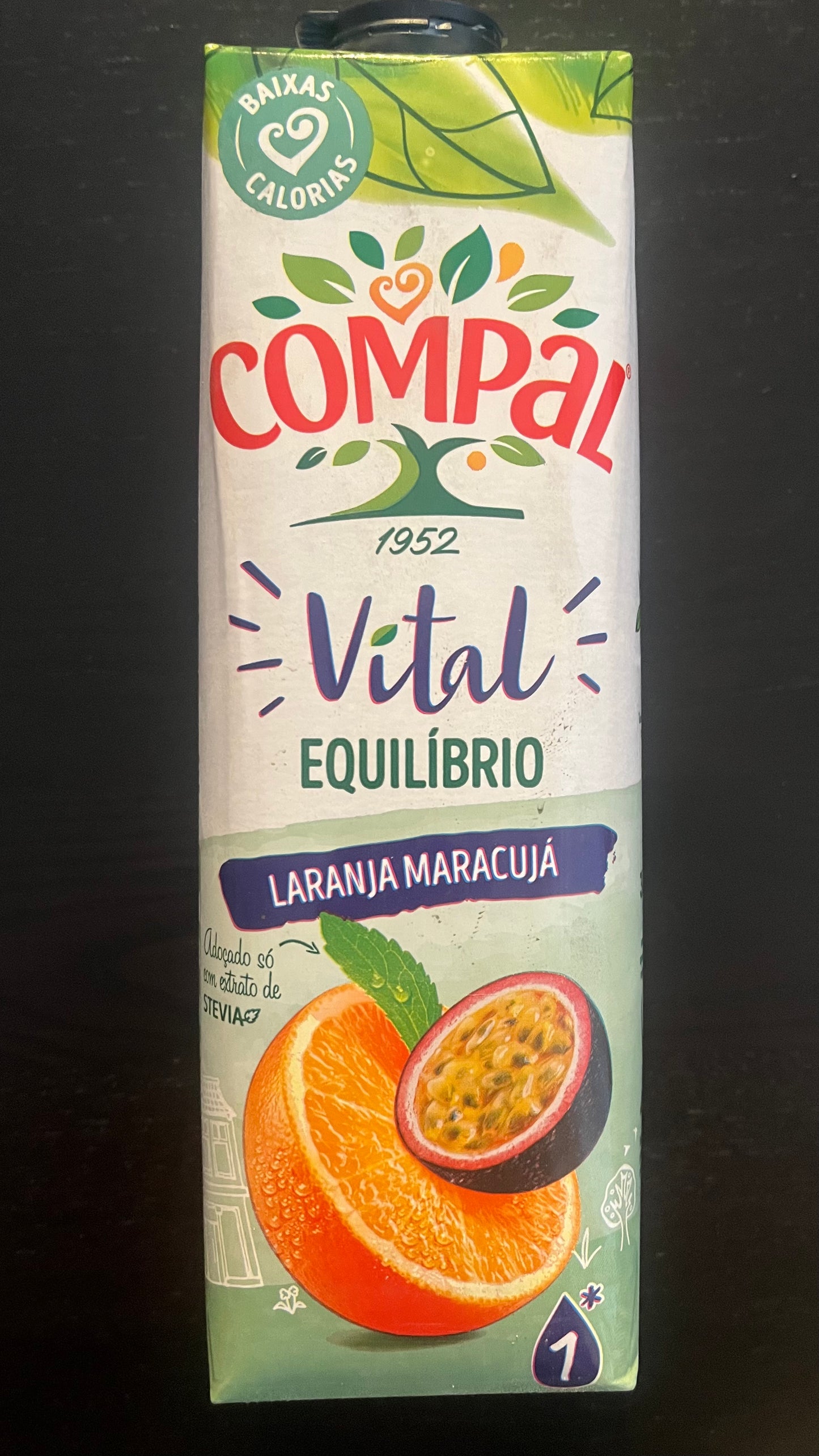 Compal Vital 1L Laranja Maracujá