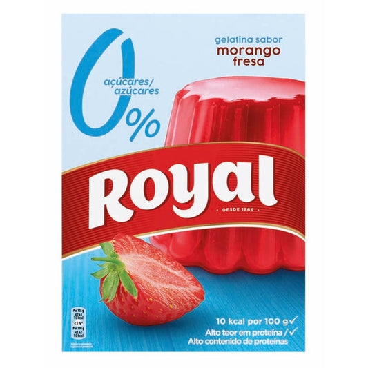 Royal Gelatina Morango 0% Açúcar 31g