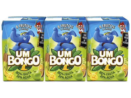 Um Bongo 8Frutos 3x200ml