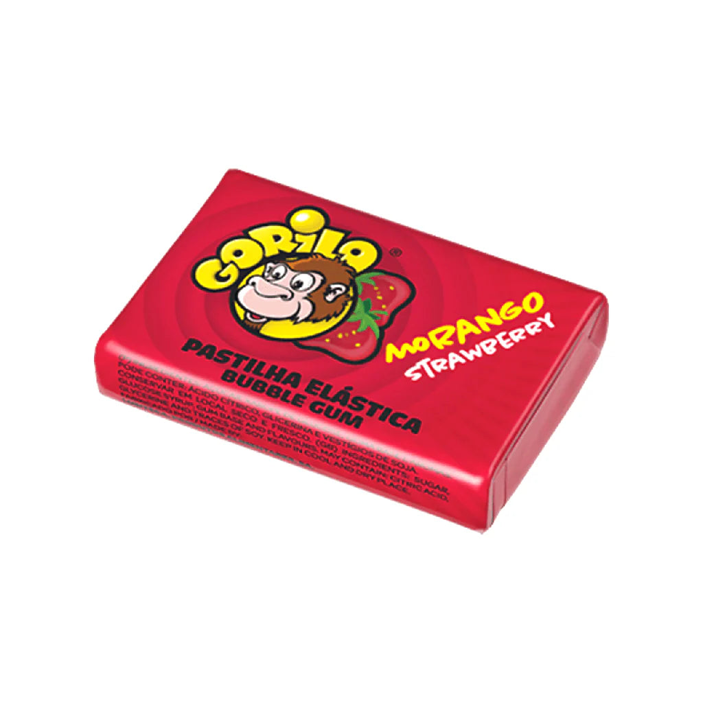 Gorila Kaugummi Morango/ Erdbeere