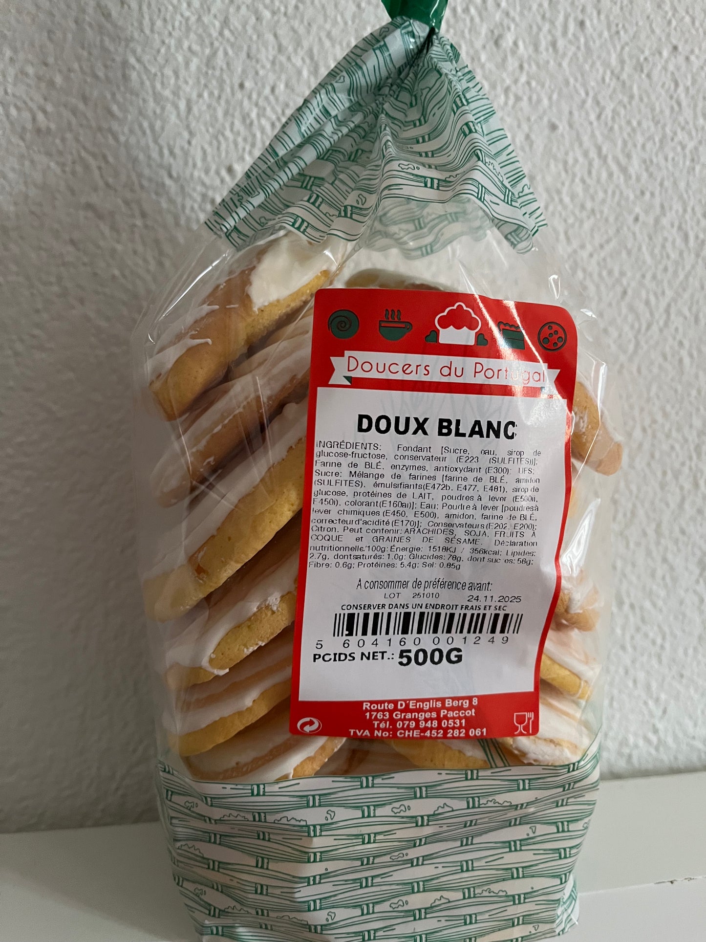 Doce Branco 500g Validade 08.12.25