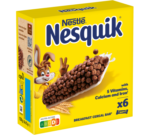 Nesquik Barras de cereais 6x 25g
