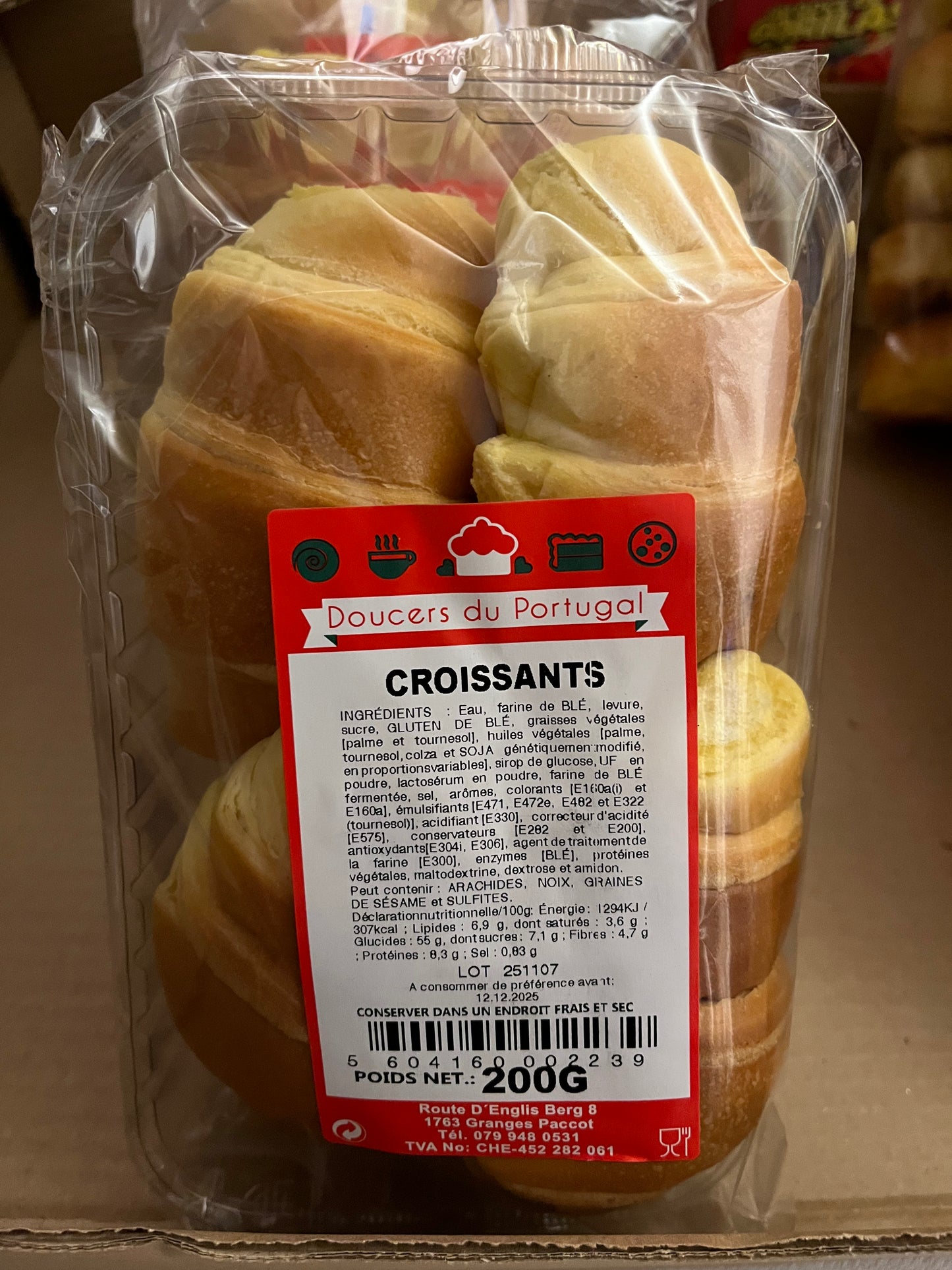 Croassants 200g Validade 12.12.25