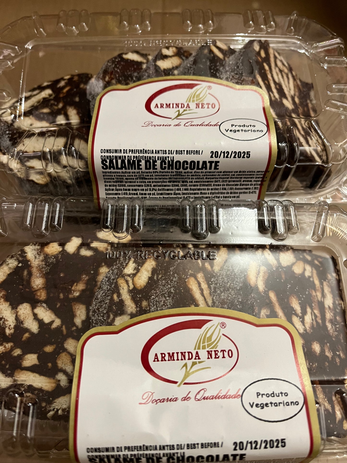 Salame de Chocolate 300g validade 20.12.25