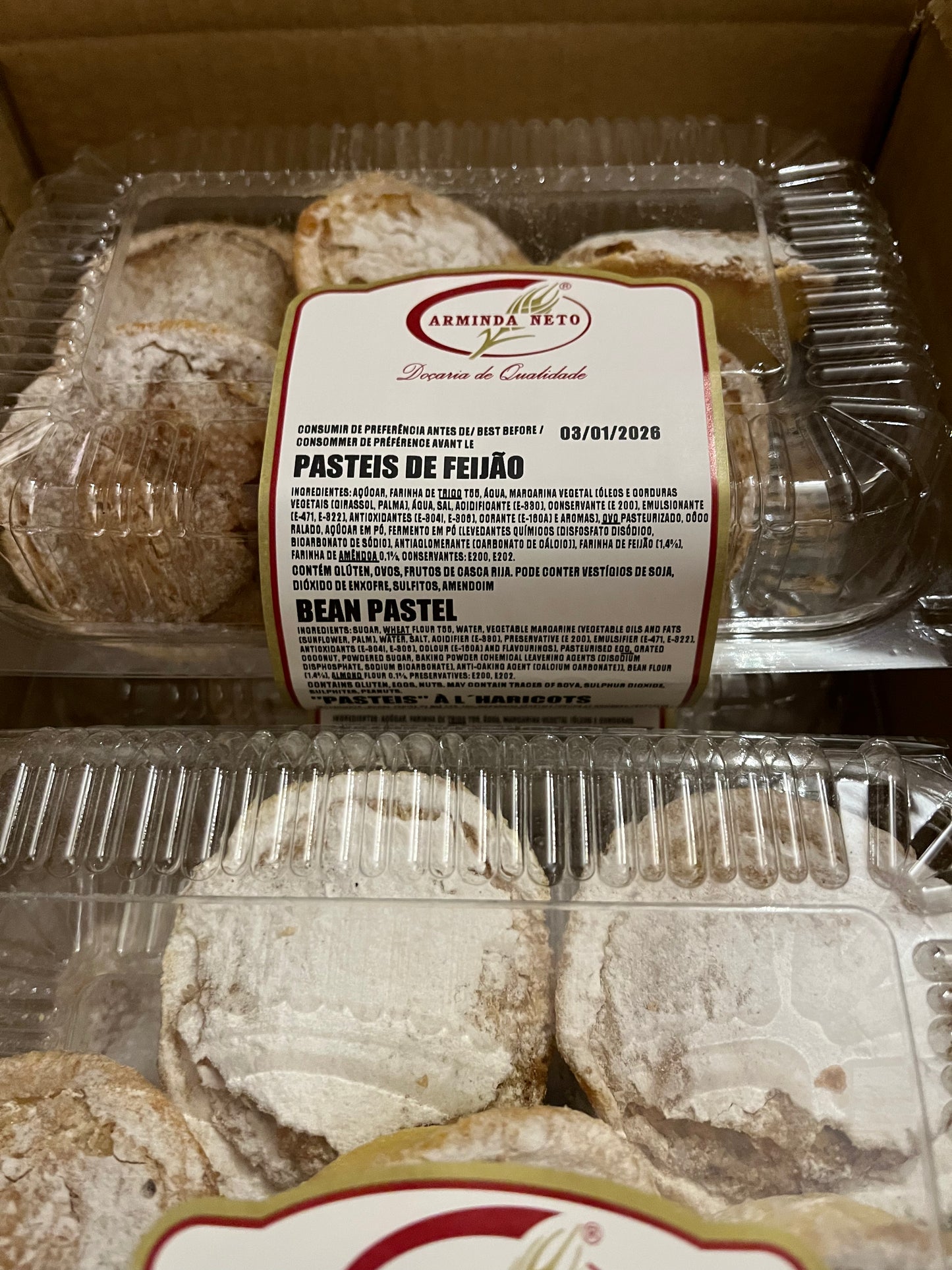 Pastéis de Feijão 300g Validade 03.01.26