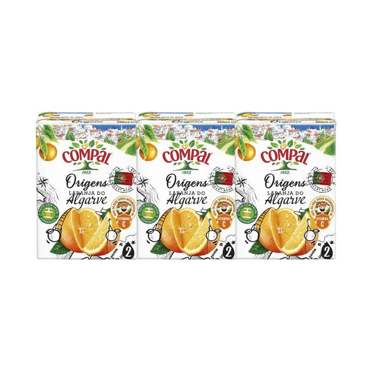 Compal Laranja do Algarve 3x200ml