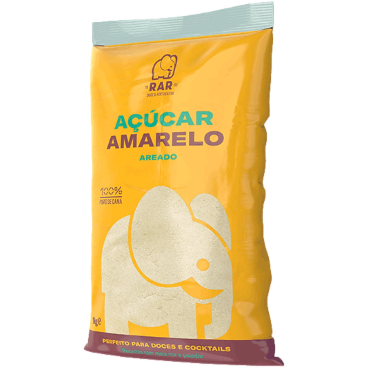 Açúcar Amarelo Areado Rar 1Kg