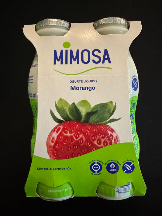 Mimosa Iogurte Líquido 4x158g validade 16.05.2026