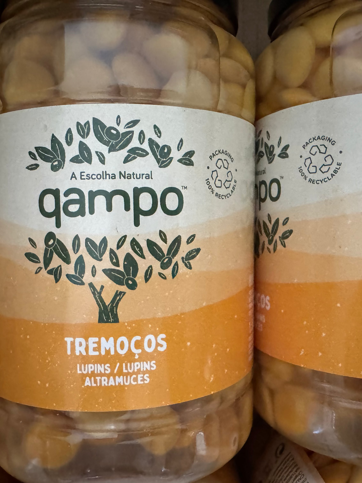Tremoços Calibre 13/15  800g