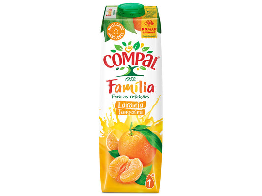 Compal Família Laranja Tangerina 1L